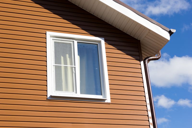 Close-up of Dutch Lap Vinyl Siding